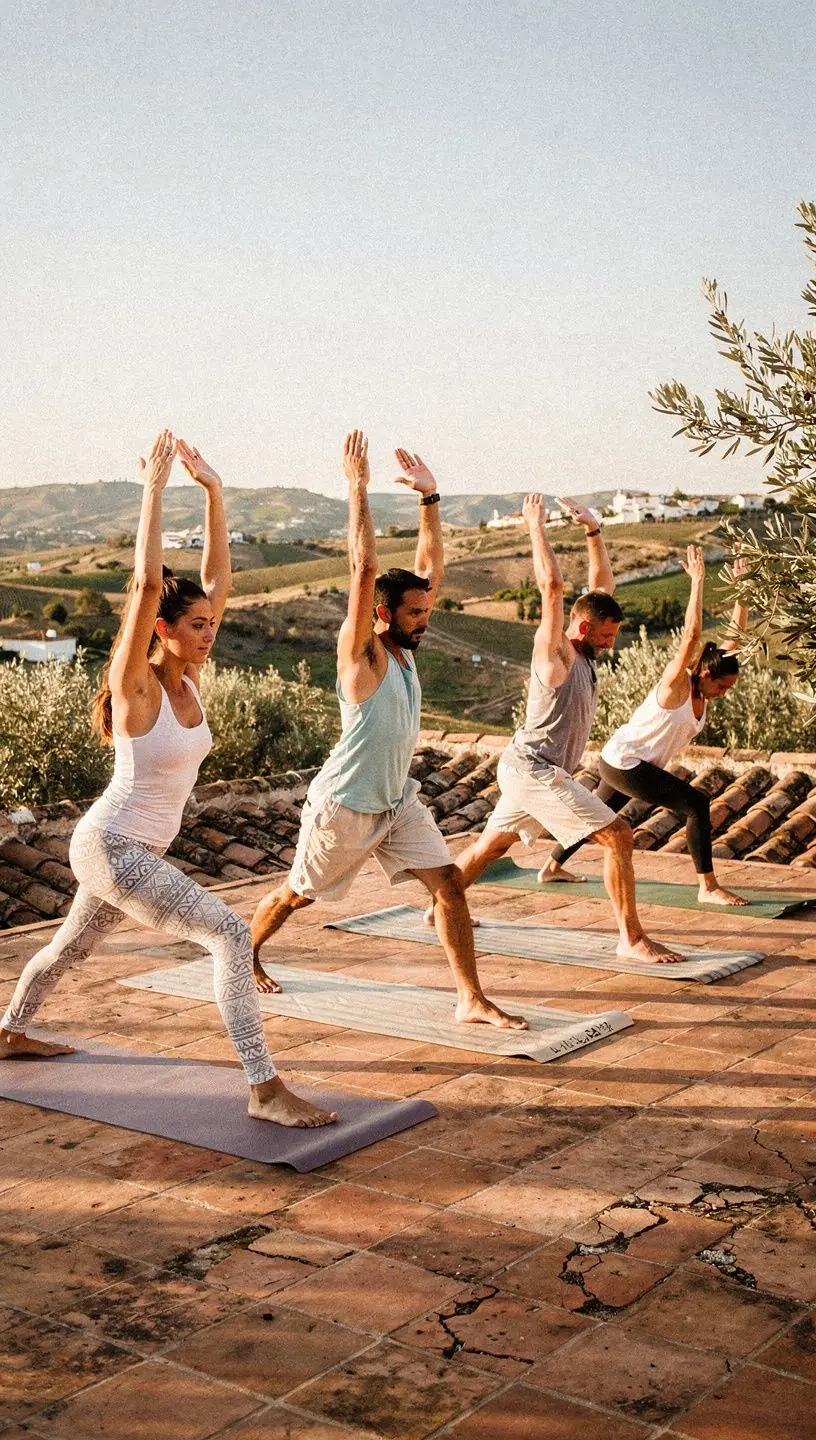 Detalle de una sesión de mindfulness guiada en un ambiente sereno y acogedor.